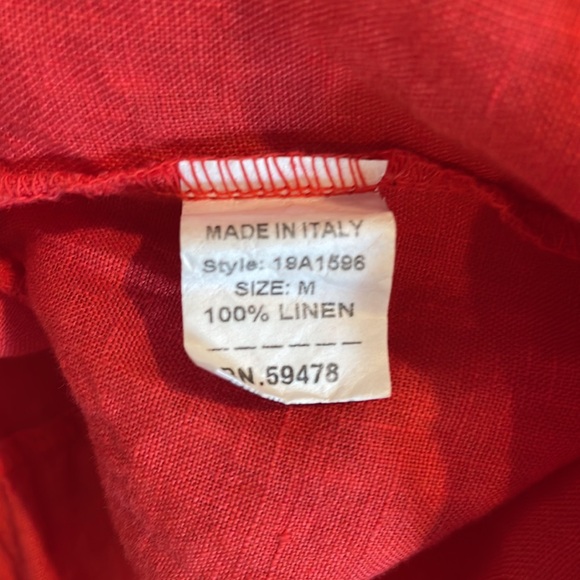 100% Linen Francesca Bettini dress M - Picture 5 of 5